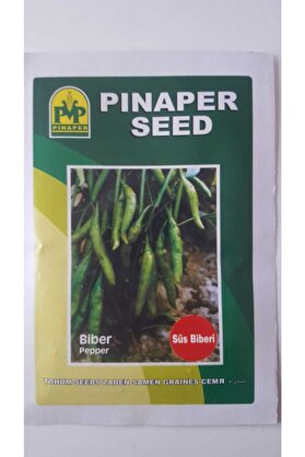 Pi̇naper Seed Bi̇ber (Süs Bi̇beri̇) Tohumu 1 Paket %100 Yüksek Veri̇mli̇di̇r.