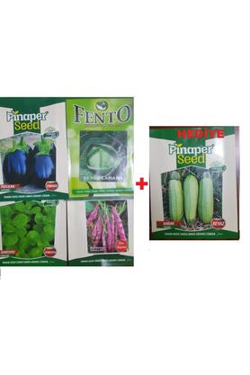 Pi̇naper Seed Barbunya Tohumu -Semi̇zotu Tohumu-Patlıcan Tohumu -Beyaz Lahana Tohumu