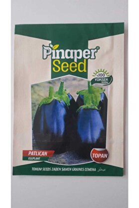 Pi̇naper Seed Patlıcan (Topan)Tohumu 1 Paket %100 Yüksek Veri̇mli̇di̇r