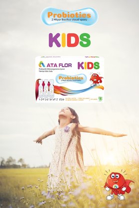 Ata Flor Probiotic Probiyotik Kids Bacillus Clausii Sporları (2 Milyar) Koloni Oluşturan Birim