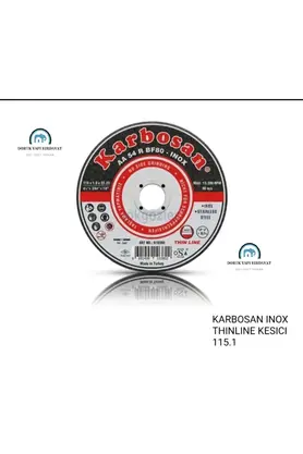 KARBOSAN 115x1.0x22 Mm Inox Kesici