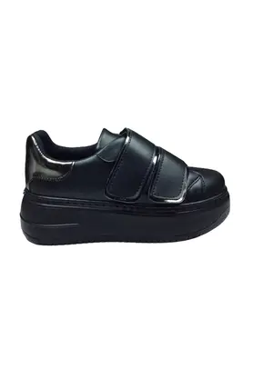 OrtopedikAL 2001 Womenly Moda Sıyah Cırtlı Kadın Sneaker Spor Ayakkabı