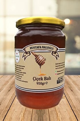 Mustafa Baloğlu Bal Ürünleri̇ Çi̇çek Balı (Ihlamur,Keki̇k Yoğun) (Organi̇k) 950 Gr