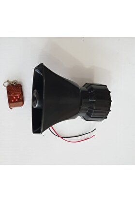 APEXİ Siren 4 Sesli 20w Wireless Uzaktan Kumandalı 12volt Tüm Araçlara Uyumludur