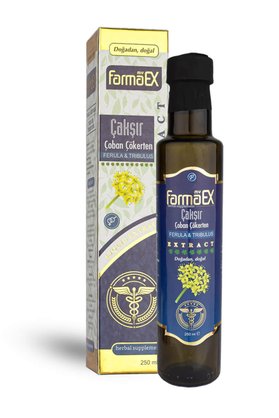Farmeks Farmaex Çakşır Ekstraktı 250 Ml. Çakşır Kökü Sıvı Ekstresi Çakşır - Çoban Çökerten Sıvı Ekstre