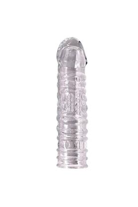 Quangdong Xi̇se Toys Noel Peni̇s Sleeve Si̇li̇kon Şeffaf Peni̇s Kılıfı