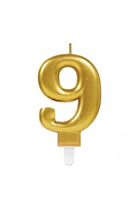 Go İthalat 9 Rakam Mum Gold Renk (4107)