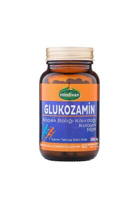 Mindivan Glukozamin Köpek Balığı Kıkırdağı Kolajen Msm 500 Mg 60 Kapsül
