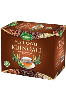 Mindivan Yeşil Çaylı Kuinoalı Bitki Çayı