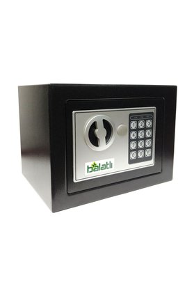 BALATLI Şifreli Para Kasası Orta Boy 170*230*170 Mm - Siyah