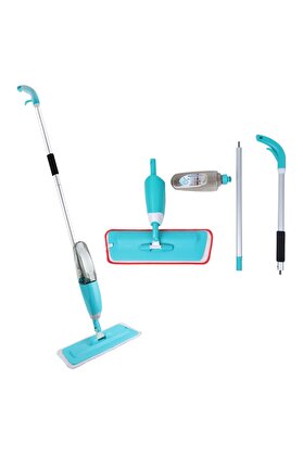 Go İthalat Sprey Mop Temi̇zli̇k Seti̇ 1 Yedek Mop Bez (3958)