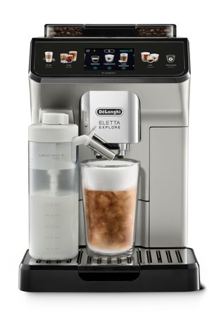 Delonghi Eletta Explore ECAM450.65.S Tam Otomatik Espresso Kahve Makinesi 50 + farklı içecek Soğuk Kahve