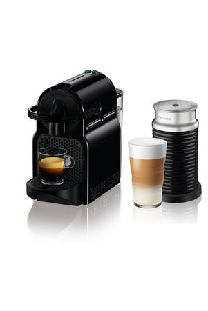 Nespresso Inissia D40 Siyah Kahve Makinesi & Aeroccino 3 Süt Köpürtücü Kahve Seti