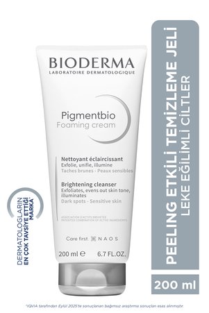Bioderma Pigmentbio Foaming Cream Leke Karşıtı ve Peeling Etkili Aydınlatıcı Yıkama Jeli 200 ML