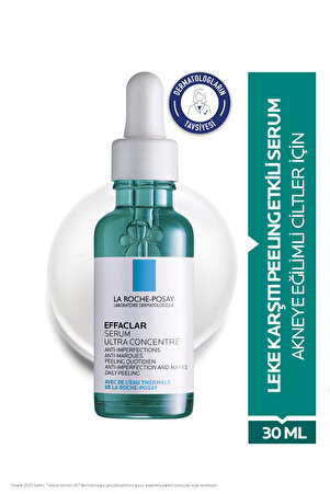 La Roche Posay Effaclar Yağlı ve Akneye Eğilim Gösteren Ciltler İçin Peeling Etkili Leke Karşıtı Serum 30 ml