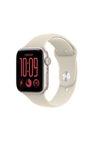 Apple Watch SE 3 GPS 40mm Yıldız Işığı Alüminyum Kasa ve Kum Beji Spor Kordon - S/M