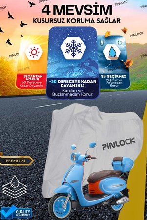 pinlock Arora Cappucino Uyumlu Su Geçirmez Dayanıklı Motosiklet Brandası