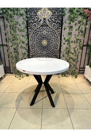 Royal Elisa Yuvarlak Mutfak Masası 90 cm Çap