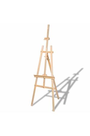 ÇANAKCI AHŞAP Şövale 172 Cm Ahşap Resim Şovalesi Ressam Sehpası Ayarlanabilir