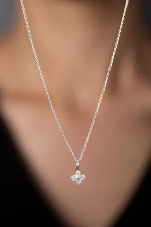Elika Silver Kadın Minimal 925 Ayar Gümüş Kolye