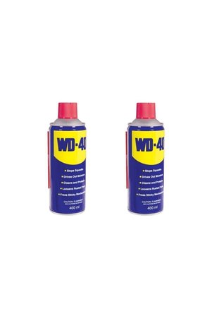 Henkel WD-40 Çok Amaçlı Sıvı Yağ Çözücü Pas Sökücü Temizleyici ve Koruyucu 400ml x 2 Adet