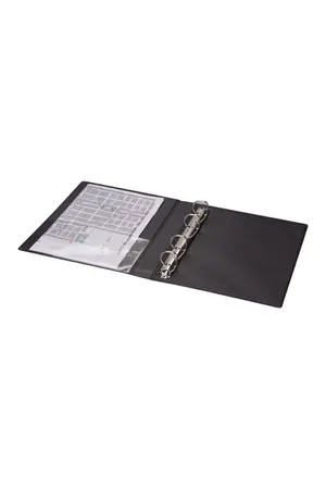 2K A5 Küçük Boy Pvc 4 Halkalı Öğrenci Ve Ofis Tipi Evrak Sunum Klasörü Iç Cepli 19 5x23 Cm