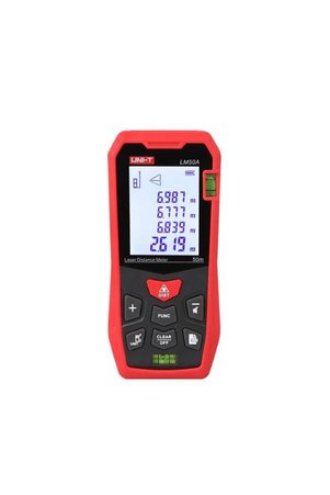 Genel Markalar Unı-t Lm50a 50 Metre Lazer Metre Çift Su Terazili Hafızalı