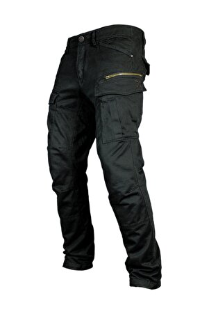 Tech90 Kargo Motosiklet Pantolonu Jdc5001 Siyah