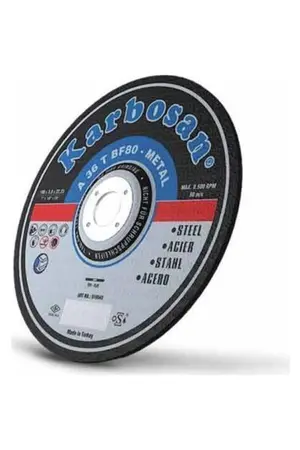 KARBOSAN 180'lik Metal Kesme Taşı 180x3 0x22 23a 24 Q Taş