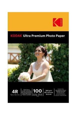 Kodak 10x15cm Parlak Fotoğraf Kağıdı 260gr