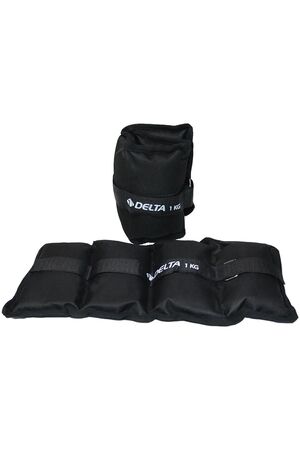 Delta 1 Kg x 2 Adet Toplam 2 Kg El Ayak Bilek Kas Güçlendirici Ağırlık Seti Kum Ağırlık Torbası