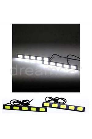 Dreamcar 5 Led Cob Beyaz Gündüz Ledi 2 Adet 5652201