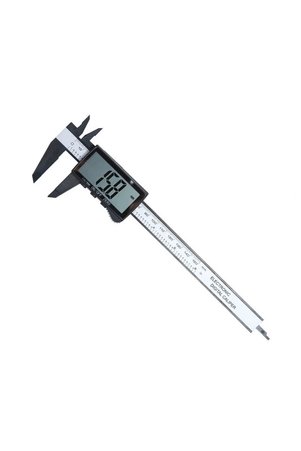 Koodmax 150mm Dijital Kumpas - 3 Düğmeli Geniş Ekran Kalınlık Ölçer - Kutulu + Yedek Pil
