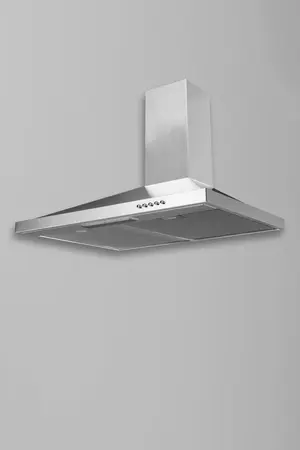 White Daisy Gusto Inox Piramit Davlumbaz