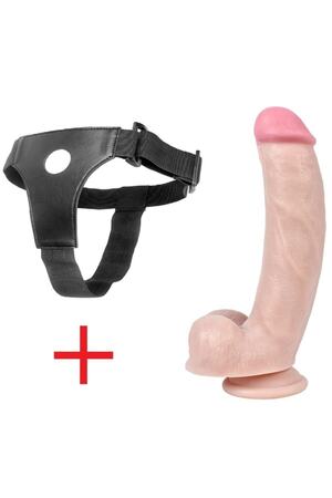 MeyraBest Bruce Wills Sexy 21 Cm Realistik Belden Bağlamalı Kemerli Penis