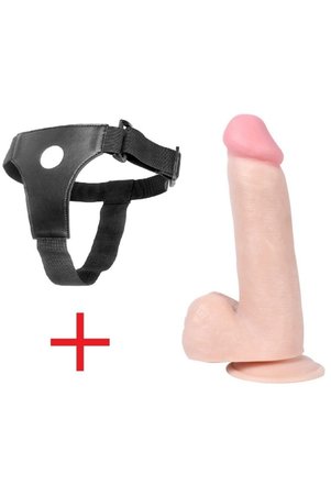 MeyraBest Realistik Belden Bağlamalı Kemerli Penis 20 Cm