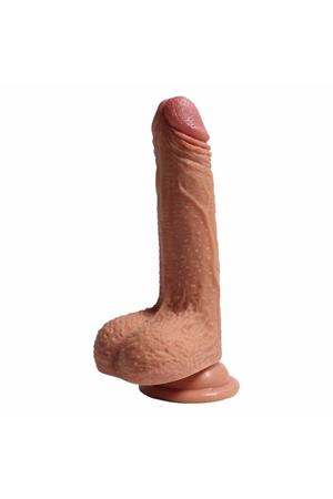MeyraBest Dildo 19 Cm Çift Katmanlı Et Doku Realistik Penis