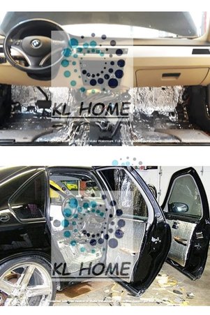 KL HOME 6mm Kalınlık Alum Folyo yapışkan Kalınlık Kaput Kauçuk Yalıtım Karavan Oto Ses Ve Isı