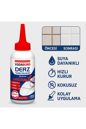 Vodaseal Derz Yenileme Ürünü 300 gr – Beyaz Suya Dayanıklı Hızlı Kuruyan