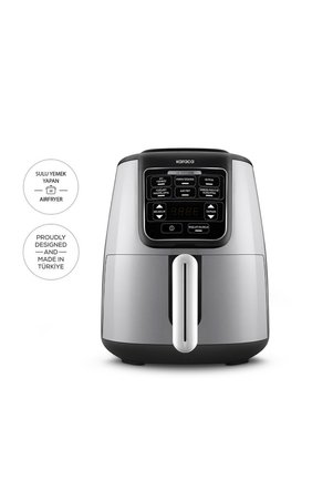 Karaca Air Pro Cook Xl 2 In 1 Konuşan Airfryer Cool Gray
