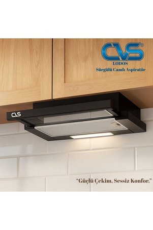 CVS DN 1147 Lodos Sürgülü Camlı Tek Filtre Aspiratör