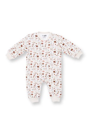 ebebek Hello Baby HelloBaby Erkek Bebek Uyku Tulumu 2.5 Tog İnterlok Bisiklet Yaka Uzun Kol Ribanalı Paça