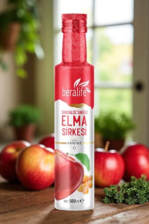 BERALİFE Sandaloz Sakızlı Elma Sirkesi - 500 ml Sandaloz Sakızlı Elma Sirkesi