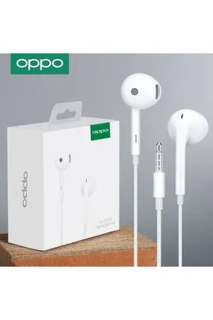 OPPO Kulak Içi Kulaklık 3.5mm Jack Girişli Orijinal Mh135 Beyaz