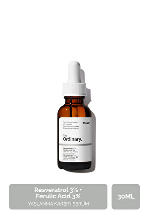 The Ordinary Resveratrol 3% + Ferulic Acid 3% - Yaşlanma Karşıtı Serum