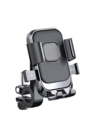The Kaku Bisiklet Scooter Motosiklet Otomatik Tuşlu Motosiklet Gidon Bağlantılı Telefon Tutucu