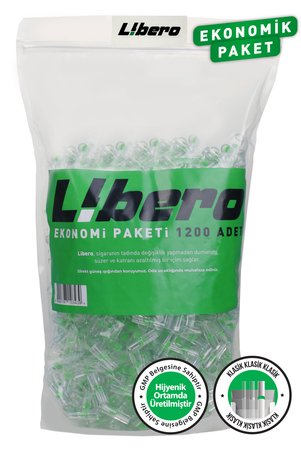 Libero Klasik Ekonomik Paket Sigara Ağızlığı Filtresi 1200 Adet