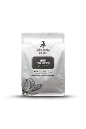 Addis Ababa Coffee Geleneksel - Yemen Türk Kahvesi -Yumuşak İçim - 250 Gr.