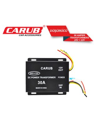 Muhtelif Carub Düşürücü 24V DAN 12V TA Transformers 30 AMP