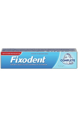 Fixodent Marka: Complete Ferah Diş Protez Yapıştırıcı Krem 47 Gr Kategori: Diş Beyazlatma Ürünü